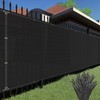 TANG Sunshades Depot Black 5x17' FT Privacy Fence Screen Temporary