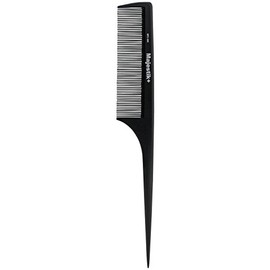Rat Tail Comb- a Professional Carbon Fibre Standard Tail Pin Comb, Anti Static, Heat Resistant, Strong & Durable, Fine Tooth in Black