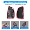QBUC for Chevy Key Fob Cover,Soft Key Shell Case with