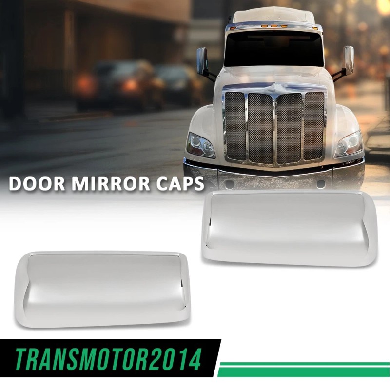 transmotor2014 Fit For 2013-2023 Peterbilt 579 Door Mirror Cover Caps