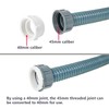 Qrity 1PCS Kitchen Sink Waste Pipe Fitting 39mm Female Thread