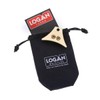 Logan Whistles Turbo Solid Brass Whistle and Lamb Nappa Lanyard