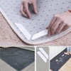 Non-slip Mat Carpet Double Sided Tape Washable Reusable (White, 8)