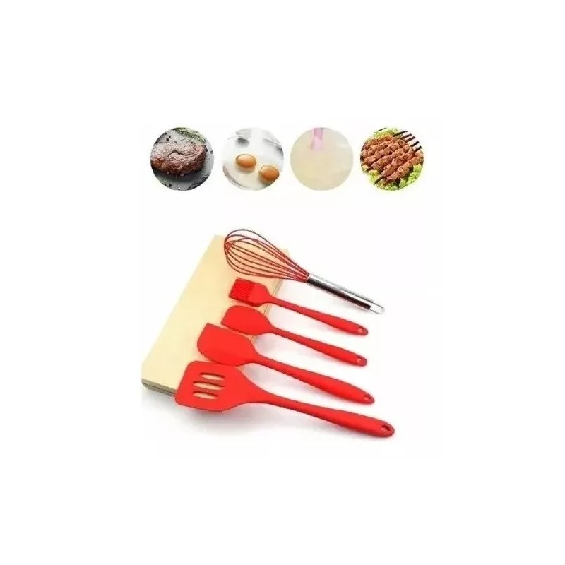 Total Supplier Utensilios De Silicón Para Cocina 5 Piezas