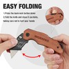 WORKPRO Folding Utility Knife with Stainless Steel Head, Quick-change Blade