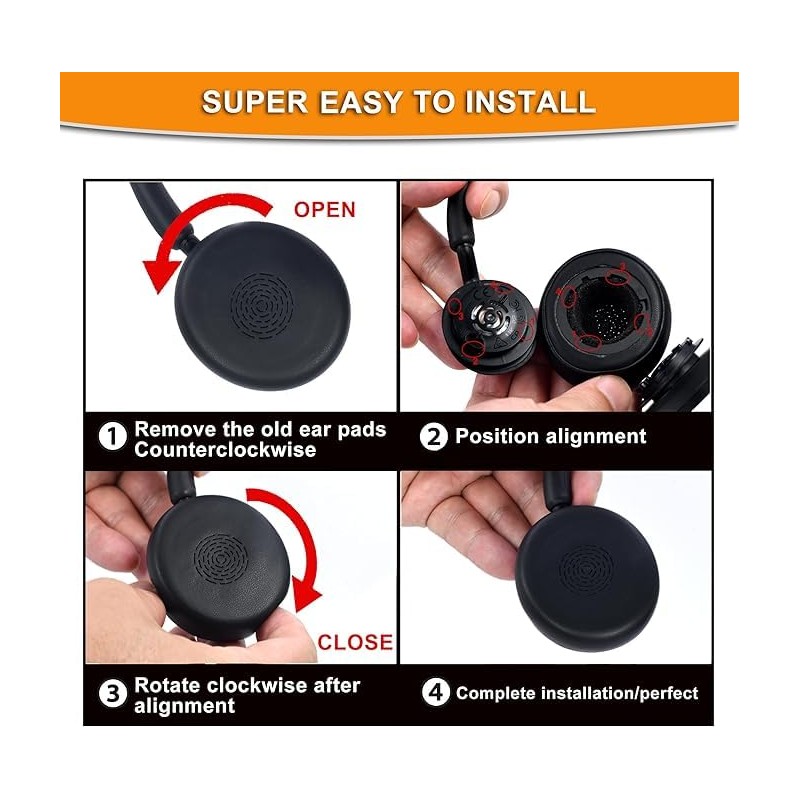 Engage 40 Ear Pads and Microphone Foam Replacement - defean