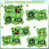 25PCS Puzzle Racer Kids Car Track Set, Puzzle Track Car