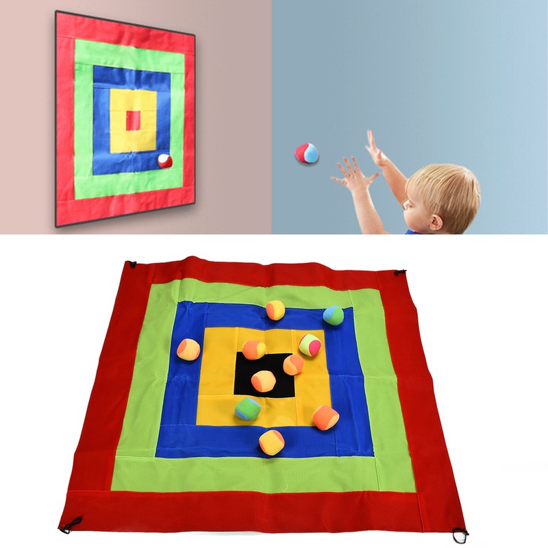 Self Stick Dart Board Toy Set Fabric Dart Board Sticky