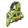 Maine Artwood State Magnet Collectible Souvenir by Classic Magnets