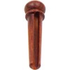30pcs Cocobolo Guitar Bridge Pins, Vintage Style, Slotted w/Green Abalone