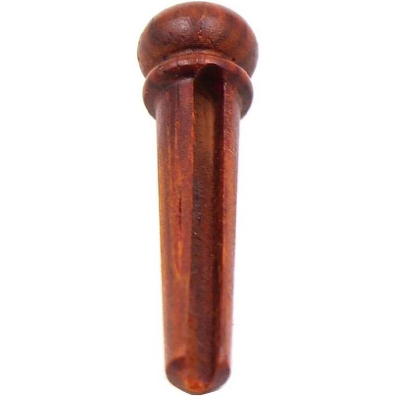 30pcs Cocobolo Guitar Bridge Pins, Vintage Style, Slotted w/Green Abalone
