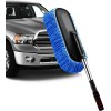 Car Duster Exterior Scratch Free Microfiber Car Cleaning Brush, Extendable