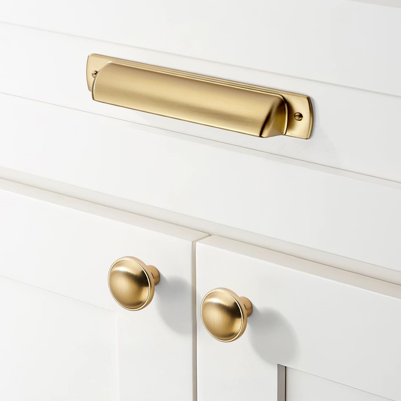 khtumeware 10 Pack 8 Inch(203mm) Champagne Bronze Kitchen Cabinet Handles