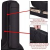 ChromaCast Six Pocket Acoustic Bass Guitar Padded Gig Bag,Black