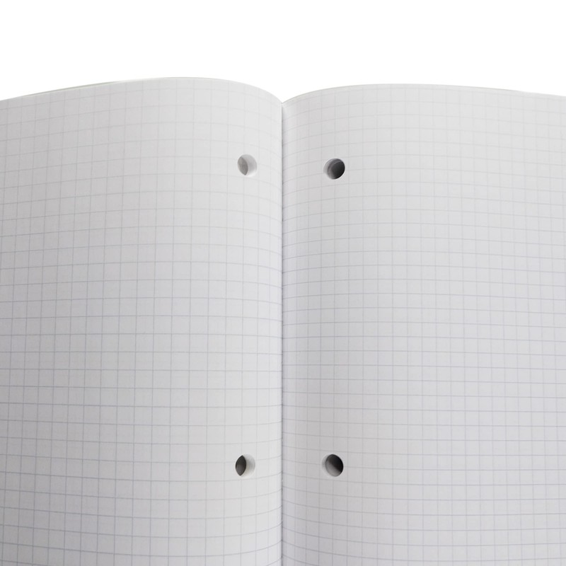 Hilroy 05664 Wireless Quad Ruled Neatbook, 11x8.5-Inch, 3 Hole Punched,