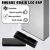 10 Pack 3 x 1 Inch Rectangle Plastic Tubing End