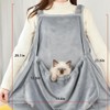 Cat Apron Carrier, Pet Sleeping Bag, Kitten Hands-Free Soft-Sided Carrier