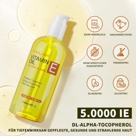 Mayjam Vitamin E Oil 236 ml - for Dry Skin & Hair, Anti-Wrinkle