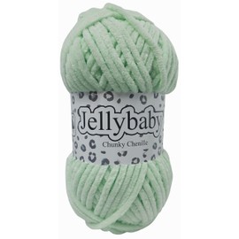 Cygnet Jellybaby Chunky Chenille Knitting Yarn (Mint Tea 009)