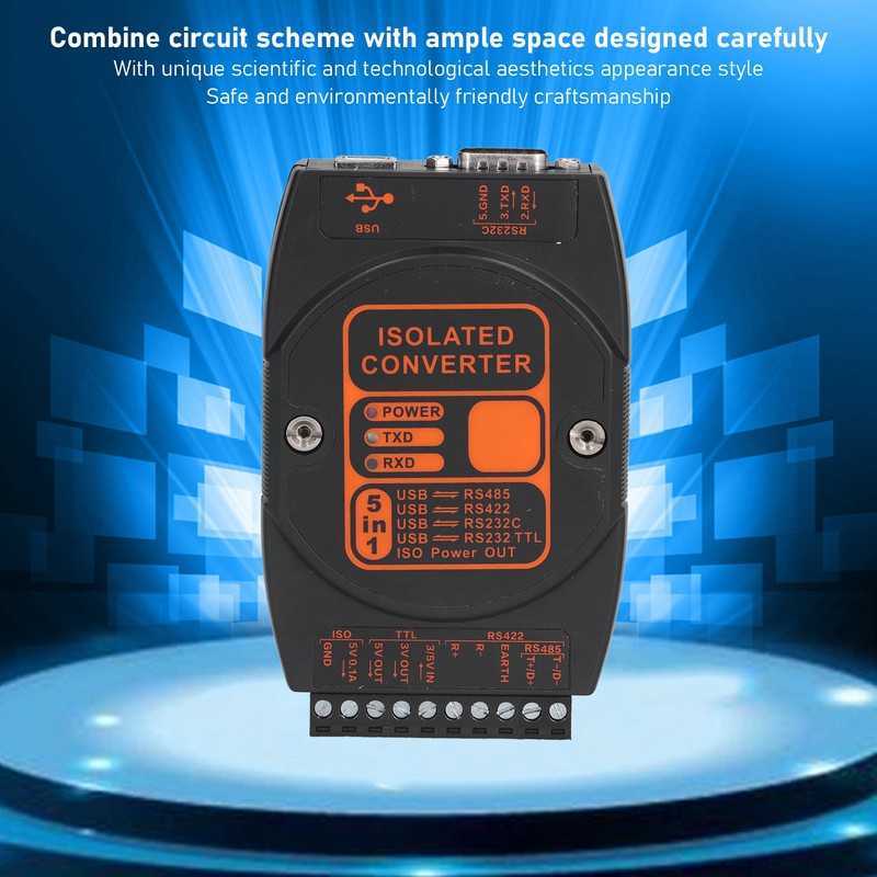 USB to RS485 Adapter 5 in 1 Converter Industrial Grade