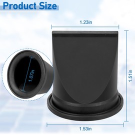 385310076 Duckbill Valve Kit for Dometic Sealand Vacuum Generators Water Pumps S12D S12DAB S24D S32D S115A S12 52A S32 T12 T24 T32, 1-1/2" Black Pump Bellow Replacement Part…