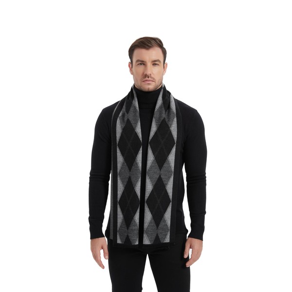 EP Mode Men's Winter Scarf, Cashmere Feel, Super Soft &
