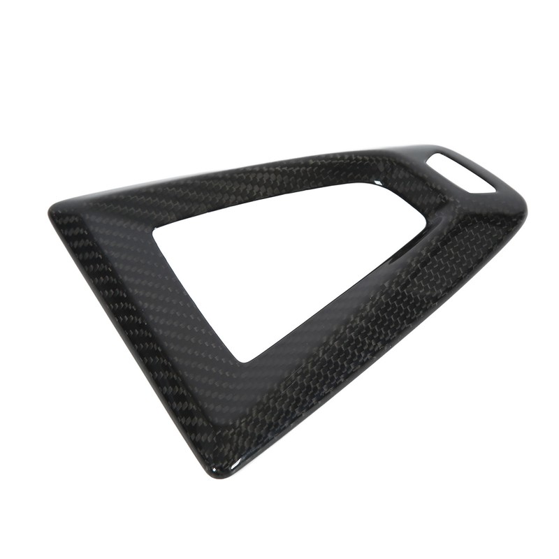 Gear Shift Panel Frame Carbon Fiber Shifter Cover Replacement for