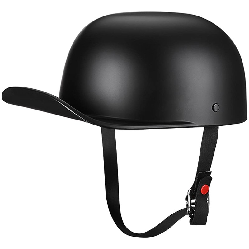 Yesmotor Baseball Motorcycle Helmet Half Cap for Bike Cruiser Chopper