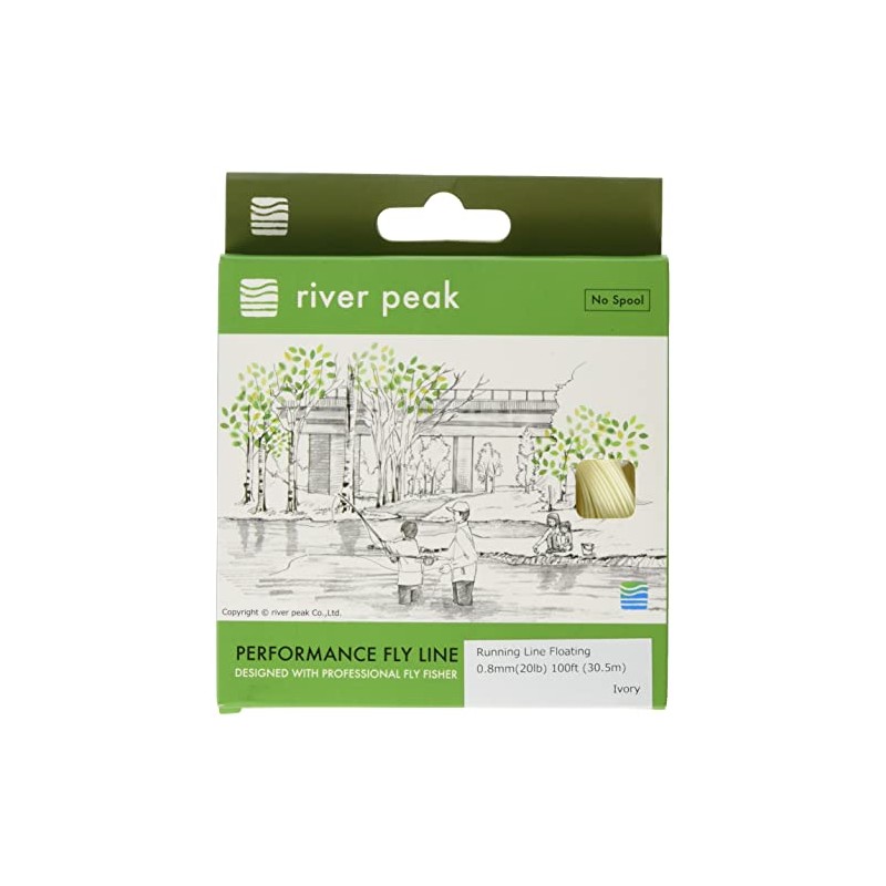 river peak RP-SL-RS08IV Fly Line Running Line (Shooting Line) 100