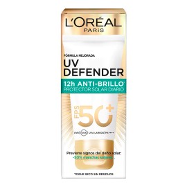 Protector Solar L'oréal Paris Anti Brillo Fps50 Uv Defender