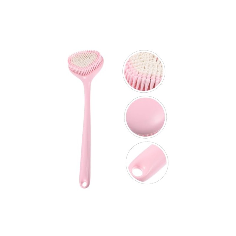 Cepillo Baño Mango Exfoliación Espalda Cuerpo Limpiador Piel Diseño Ergonómico