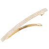 France Luxe Long and Skinny Barrette - Pavlova White