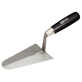 KS Tools 144.0111 Gauging trowel, round, 160mm, with wood handle