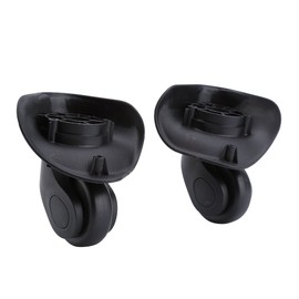 Wakects 2 Luggage Change Wheels PVC Rotella Ruote Bagaglio Plate Stem Break Wheels PU