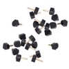 120Pcs High Heel Tip Caps TPU Polyurethane Iron Shoes Repairing