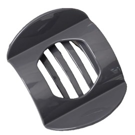 MOXYOY Flat Hair Claw Clips for Women Girls, Round Lay Down Hair Clip for Thick Thin, Curved Design Strong Hold, Easy to Wear, Curved Hairclips,Black