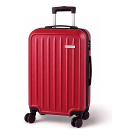 Maleta De Mano 20in Capri Cabina Carry On 10kg Candado Ruedas 360° Color Bordó - Amulay
