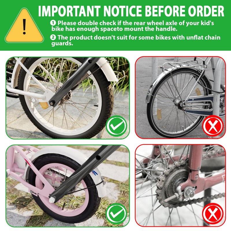 Bike Trainer Bike Accessories For Kids Training Handle Balance Trainer