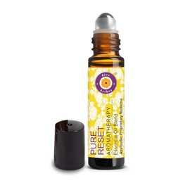 déve herbes Pure Reset - Aromatherapy Essential Oil Blend to Refresh Your Body & Mind with Grapefruit, Lemongrass, Fennel Seed, Clary Sage & Cajeput Essential Oils 10ml (Roll-On)