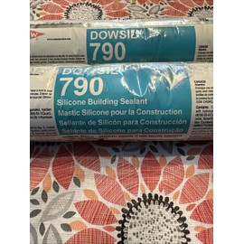 DOW DOWSIL 790 Silicone Building Sealant 591mL 20 OZ Sausage Tube, LOT OF 2