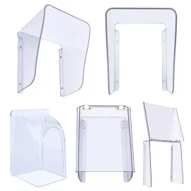 A 초인종 케이스 커버 덮개 빗물 현관 투명 야외 인터폰 방수 [K. F1409] Doorbell Case Cover Waterproof Transparent Outdoor Intercom Rainproof [K. F1409]