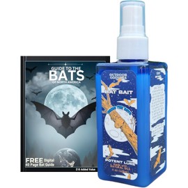 4oz All-Natural Bat Attractant Spray - Proven USA-Made Formula for Maximizing Bat House Success | Includes Bonus Digital Bat Guide!