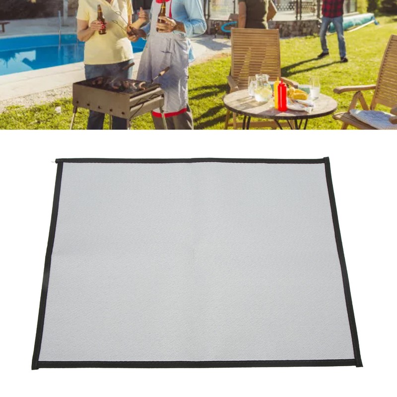 Fireproof Pad High Temperature Resistant Double Sided Silicone Coated Glass