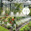 TRJZWA 172FT Drip Irrigation System Kit with 2 Zone Water