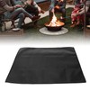 Under Grill Mat Double Sided Rectangular Silicone Fireproof Grill Pad