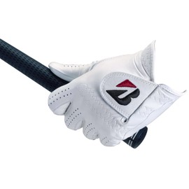 Bridgestone GL2500WH24 Men's Tour Premium Golf Gloves, White, 9.4 inches (24 cm)