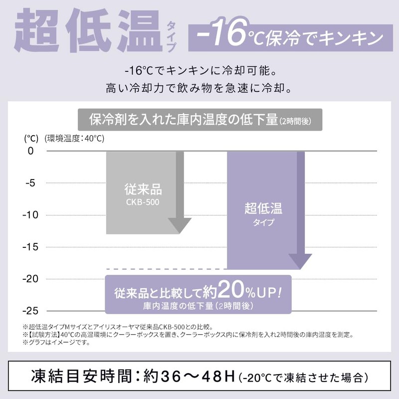 アイリスオーヤマ HUGEL 氷点下保冷剤超低温スティックタイプ 2個セット HHC-ST