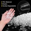 50 Pcs Clear Rubber Bands 200x5mm (Perimeter x Width) Transparent