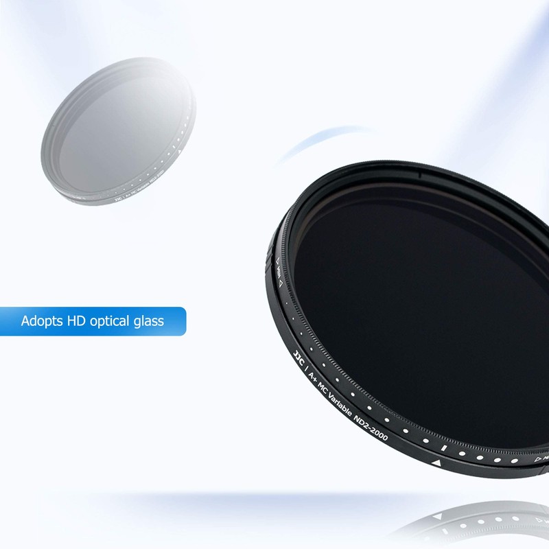 JJC 67mm Variable ND Filter (ND2 - ND2000) Adjustable Neutral