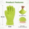 Bamworld Guantes de Microfibra para Cuidado de Plantas, Guantes de